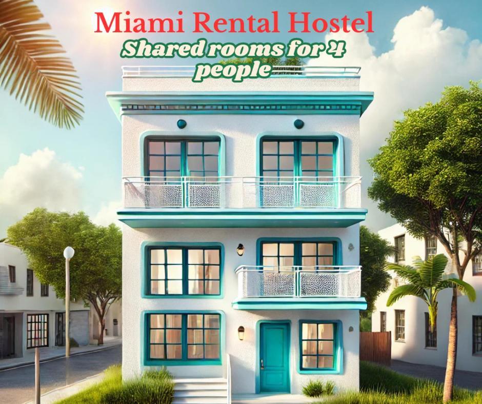 103 Miami Shared Rooms For Men Central Comfortable, Affordable 외부 사진